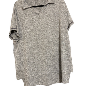 Women's heathered Gray Polo Shirt